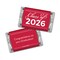 496 Pcs Maroon Graduation Class of 2026 Candy - Maroon Wrapped Miniatures and Silver Kisses For Party Favors, Goodie Bags, Dessert Tables And More (6 lbs)
